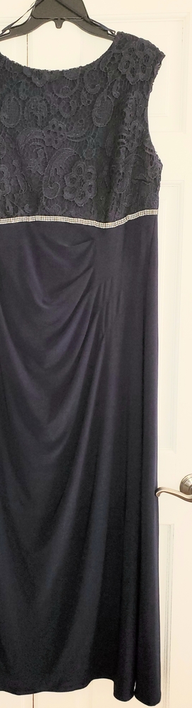 Alex Evenings / Evening Dress /Navy /Size 16W